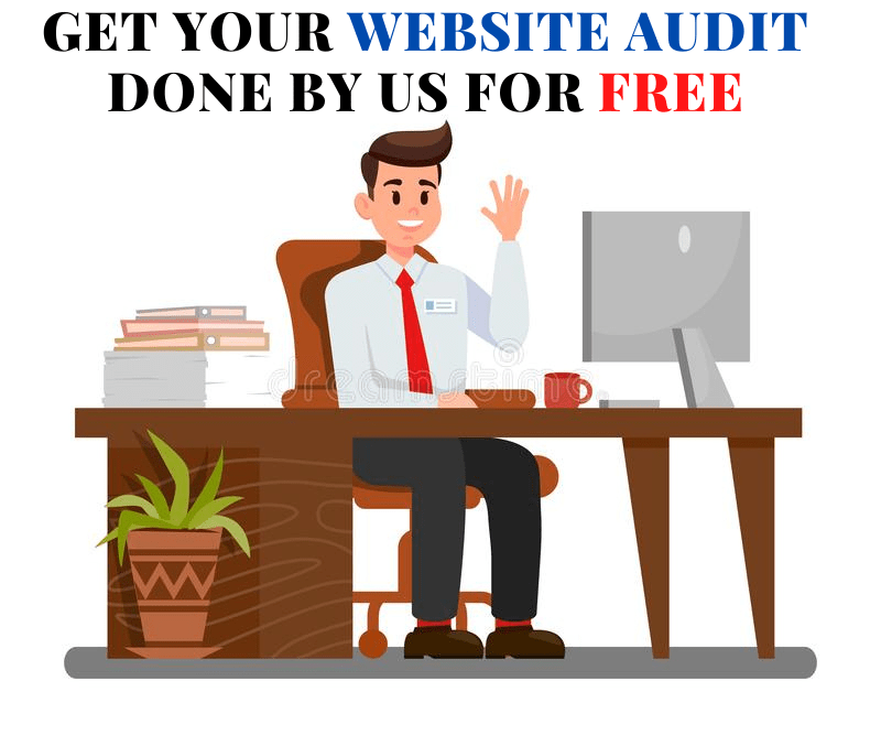 a main waiving to give free website audit report
